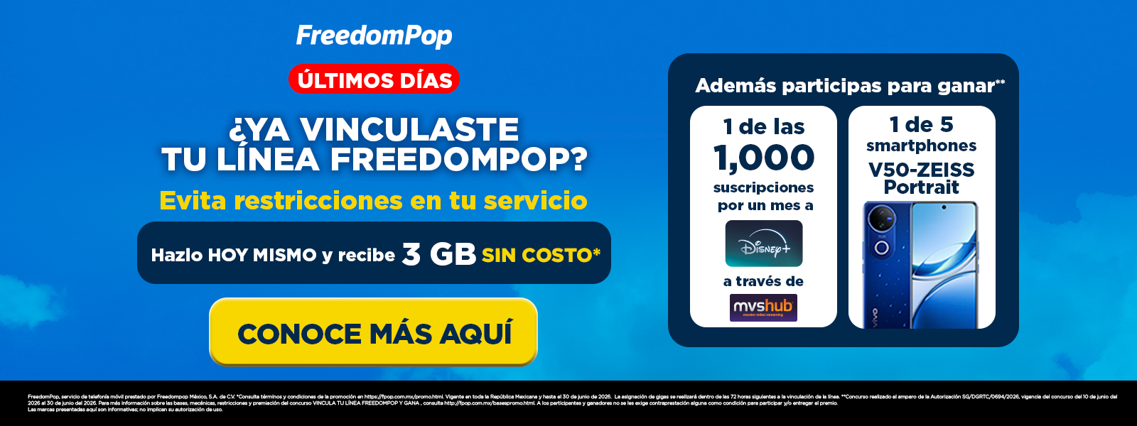 AVISO IMPORTANTE A partir del 9 de enero será necesario vincular tu cuenta
